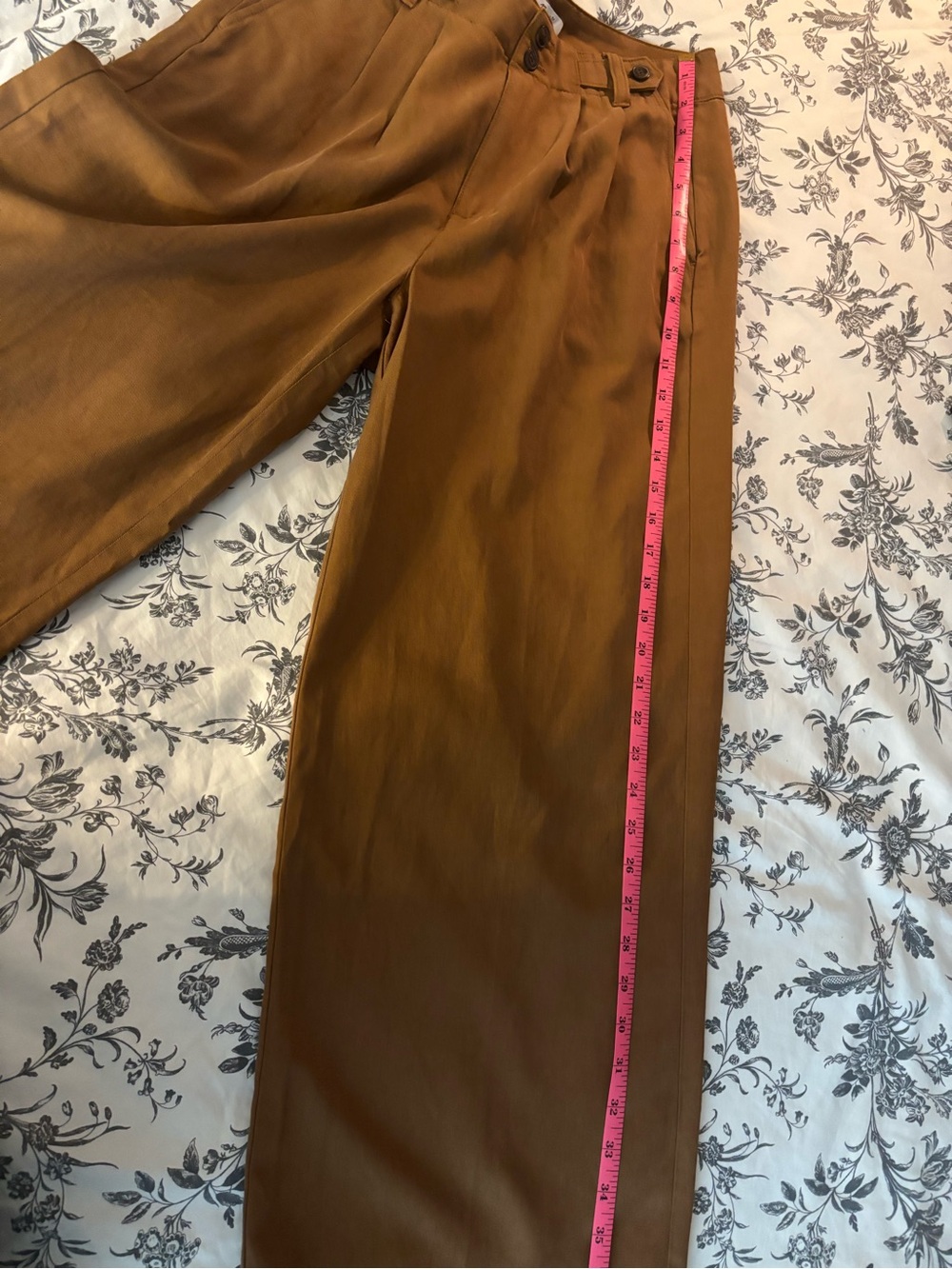 Madewell The Harlow Wide-Leg Pant in Acorn - Picture 14 of 15